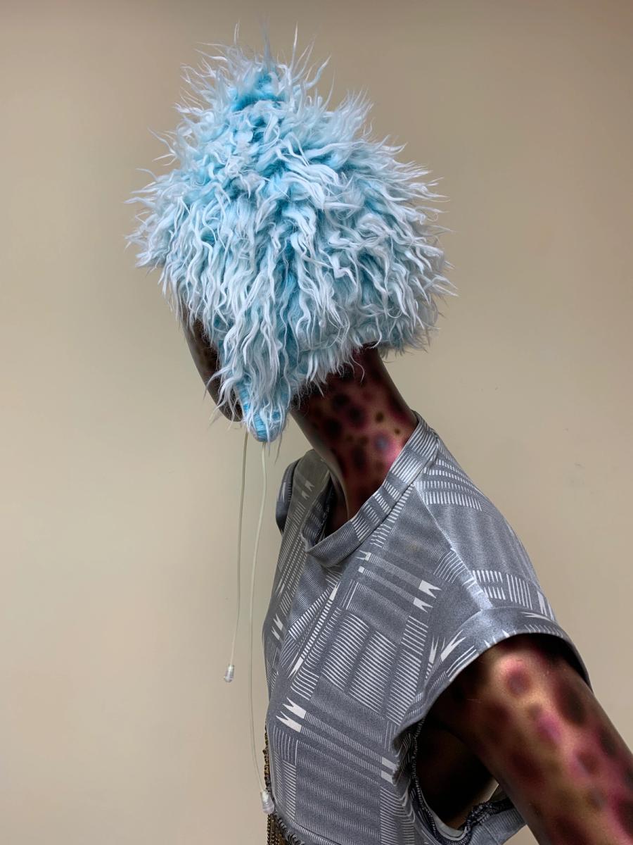 Deadstock Cyberdog Fuzzy Ice Blue Hat product image