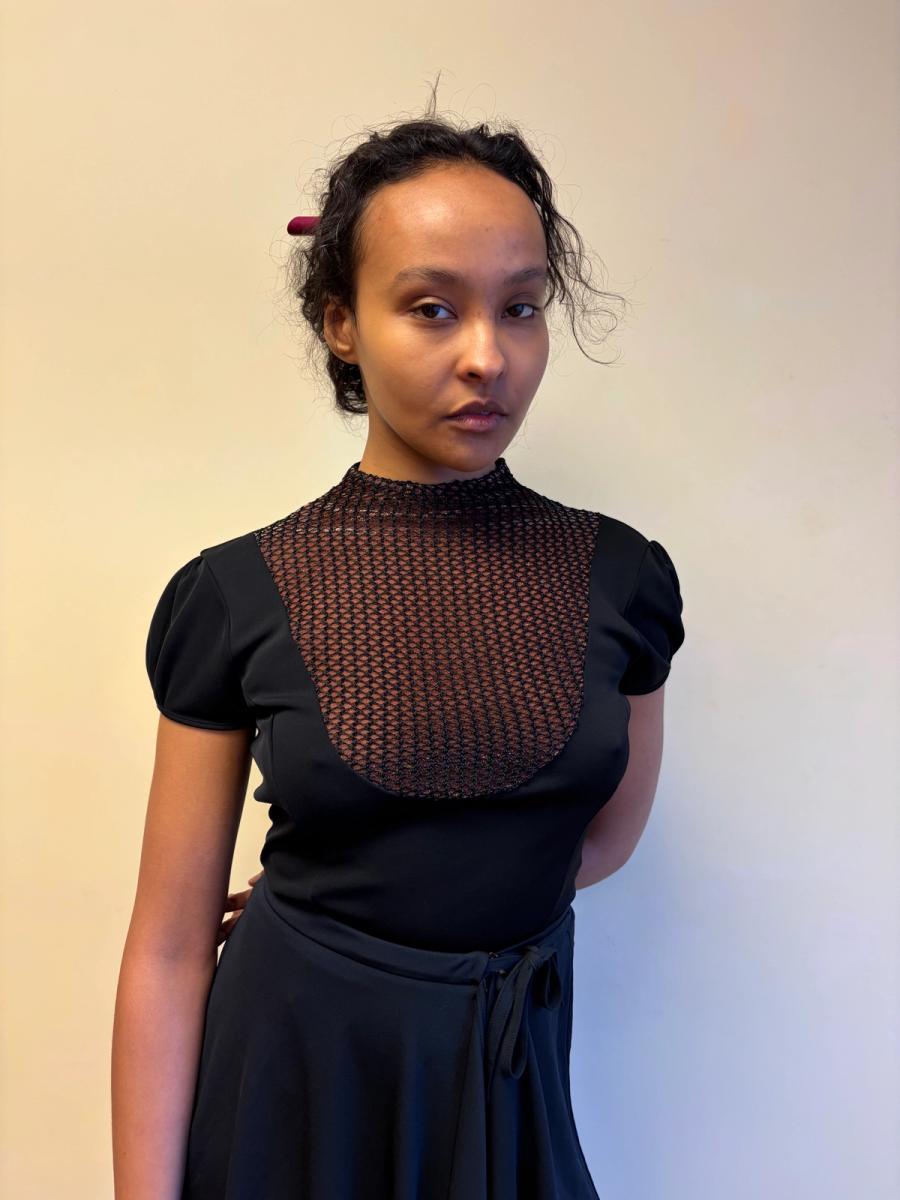 Ozbek Nude Illusion Blouse product image