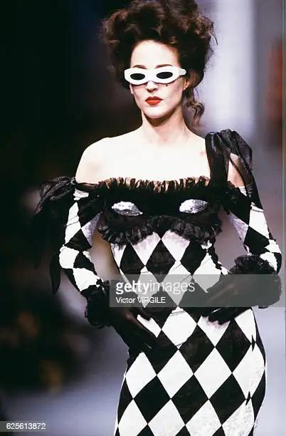 1993 Chantal Thomass Harlequin Mask Dress product image