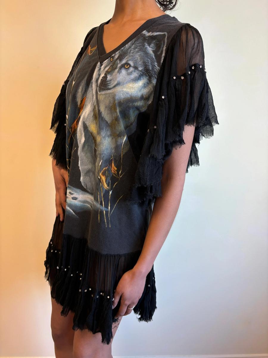 DryCleanOnly Wolf Rhinestone Dress product image