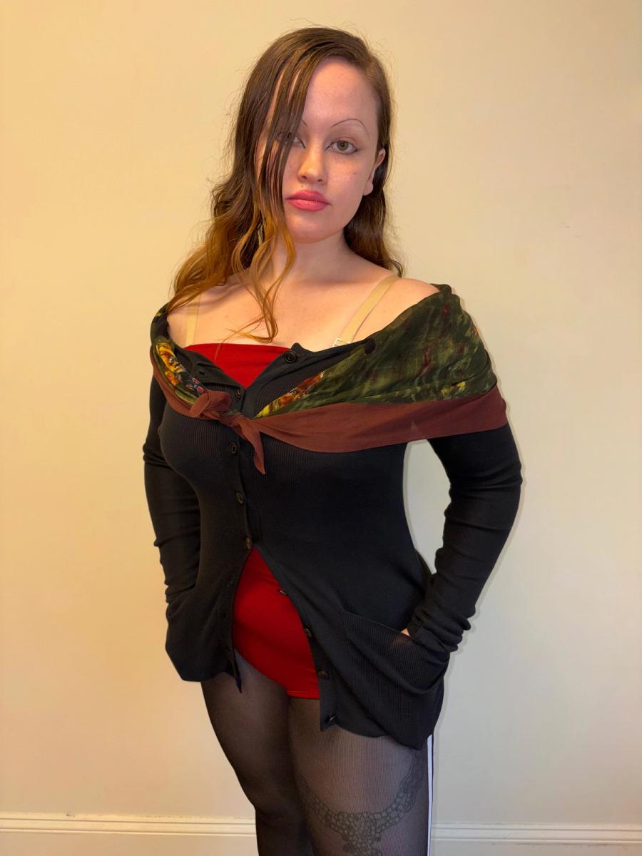 90s Jean-Paul Gaultier Sweater with Shawl product image