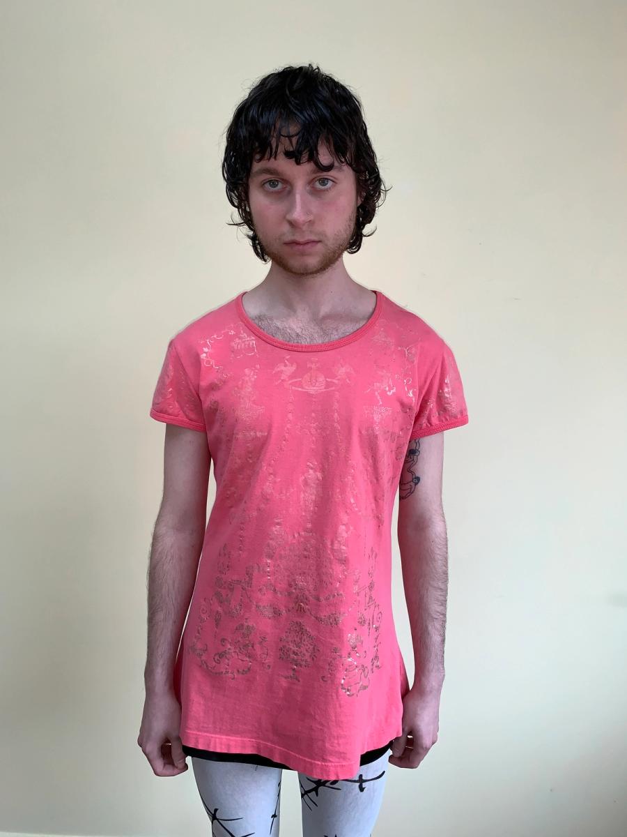 Vivienne Westwood 1990 Bubblegum Pink Boulle Tee product image