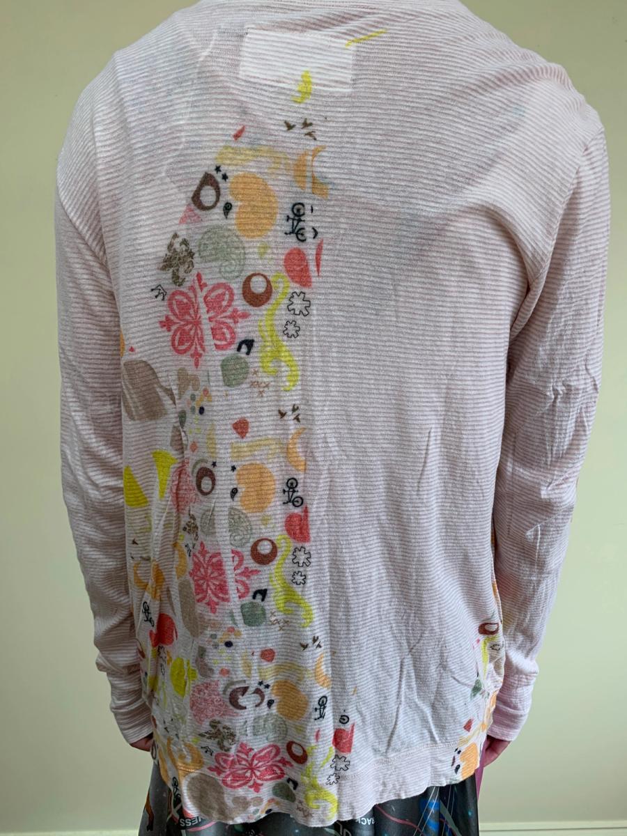 Nozomi Ishiguro Abstract Floral Pink Cardigan product image