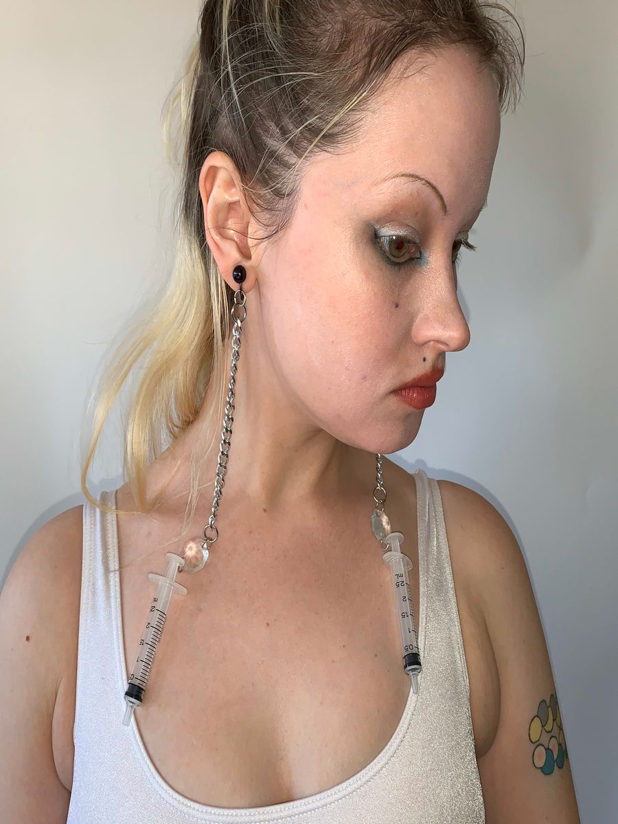 Obscure Desire of Bourgeoisie Runway Syringe Earrings product image