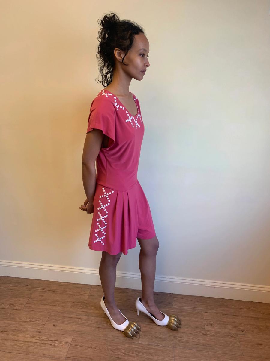 Norma Kamali OMO Studded Romper product image