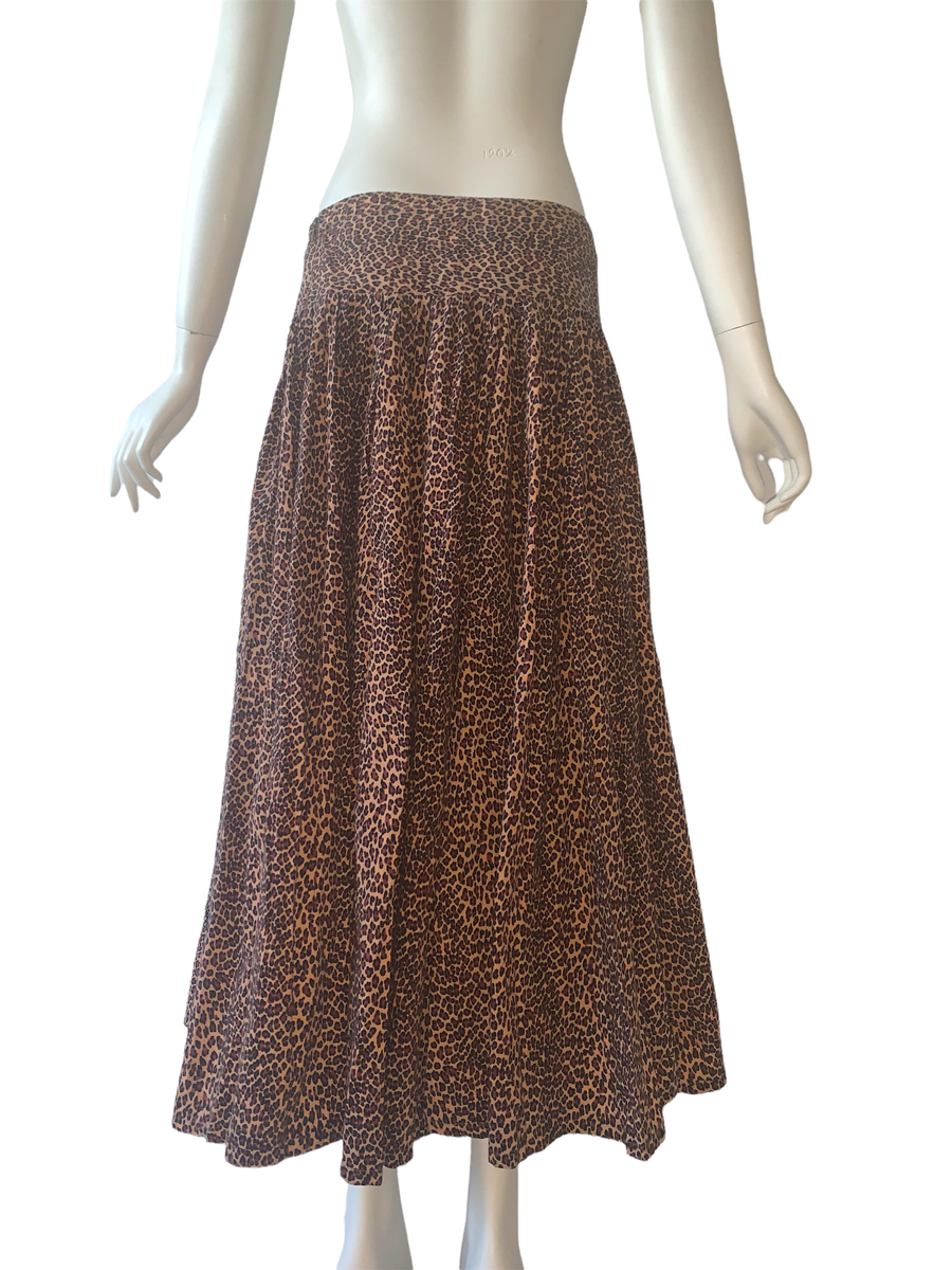 Vintage Norma Kamali Cheetah Skirt product image