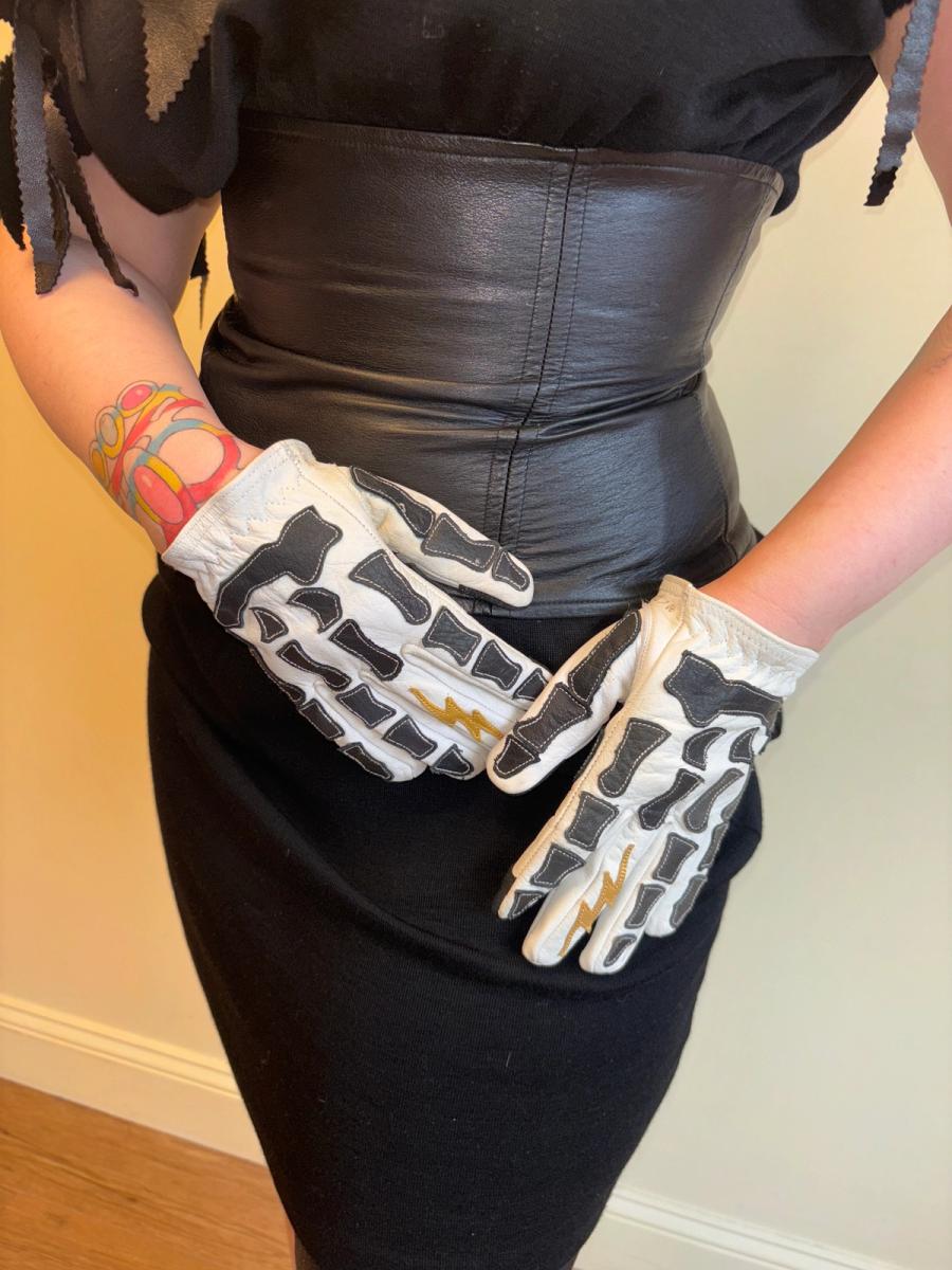Maroon Bell Motorcycle Gloves product image