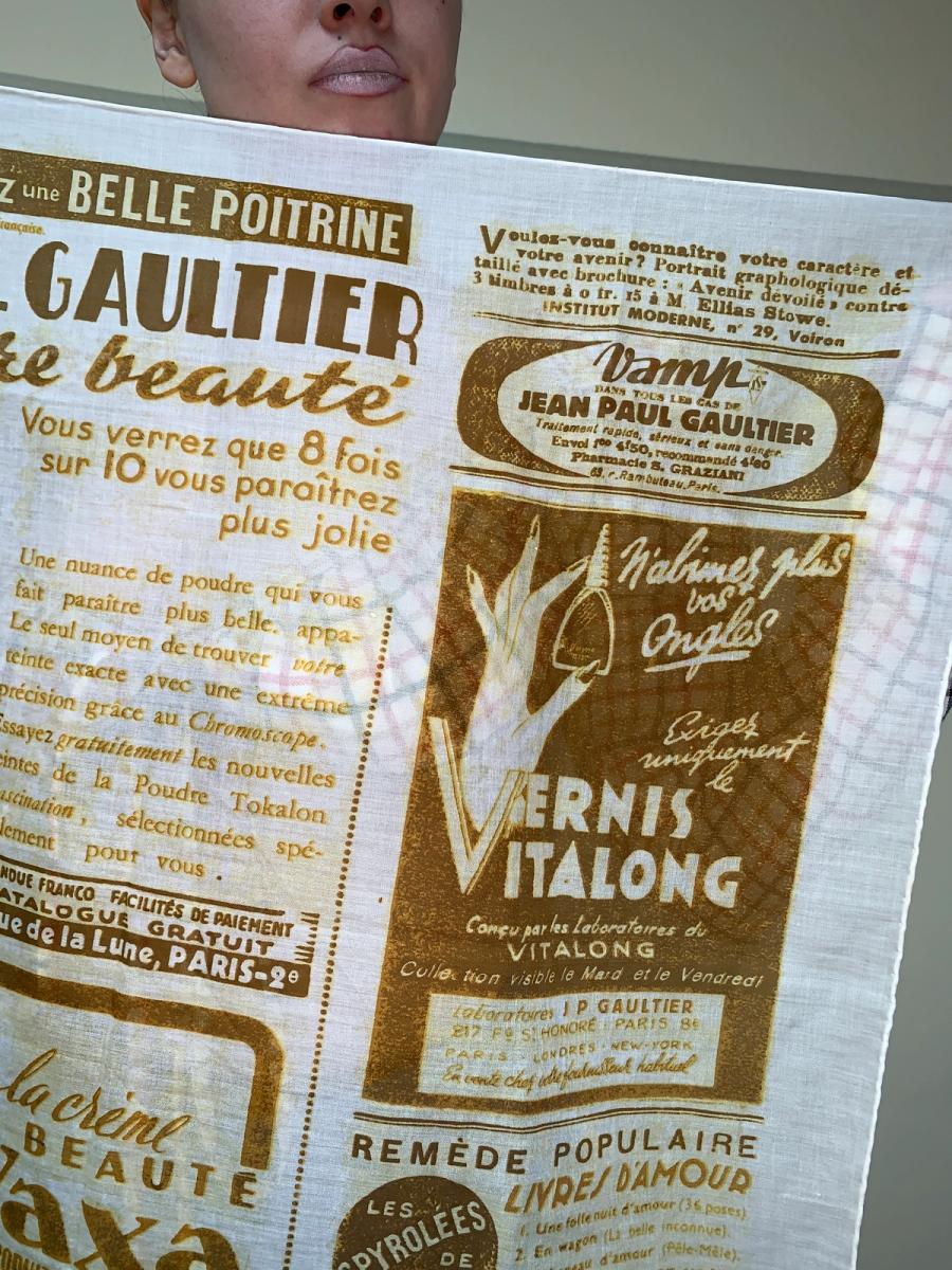 Jean Paul Gaultier Newsprint Handkerchief product image