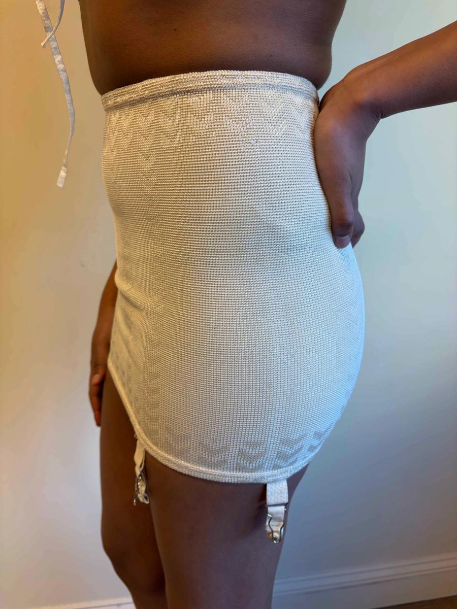 Antique 1930s Deco Knit Girdle  product image