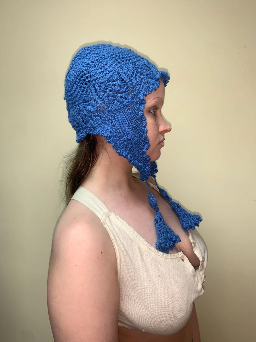 A/W 1994 Vivienne Westwood Hand-knit Cerulean Hat with Tassels product image