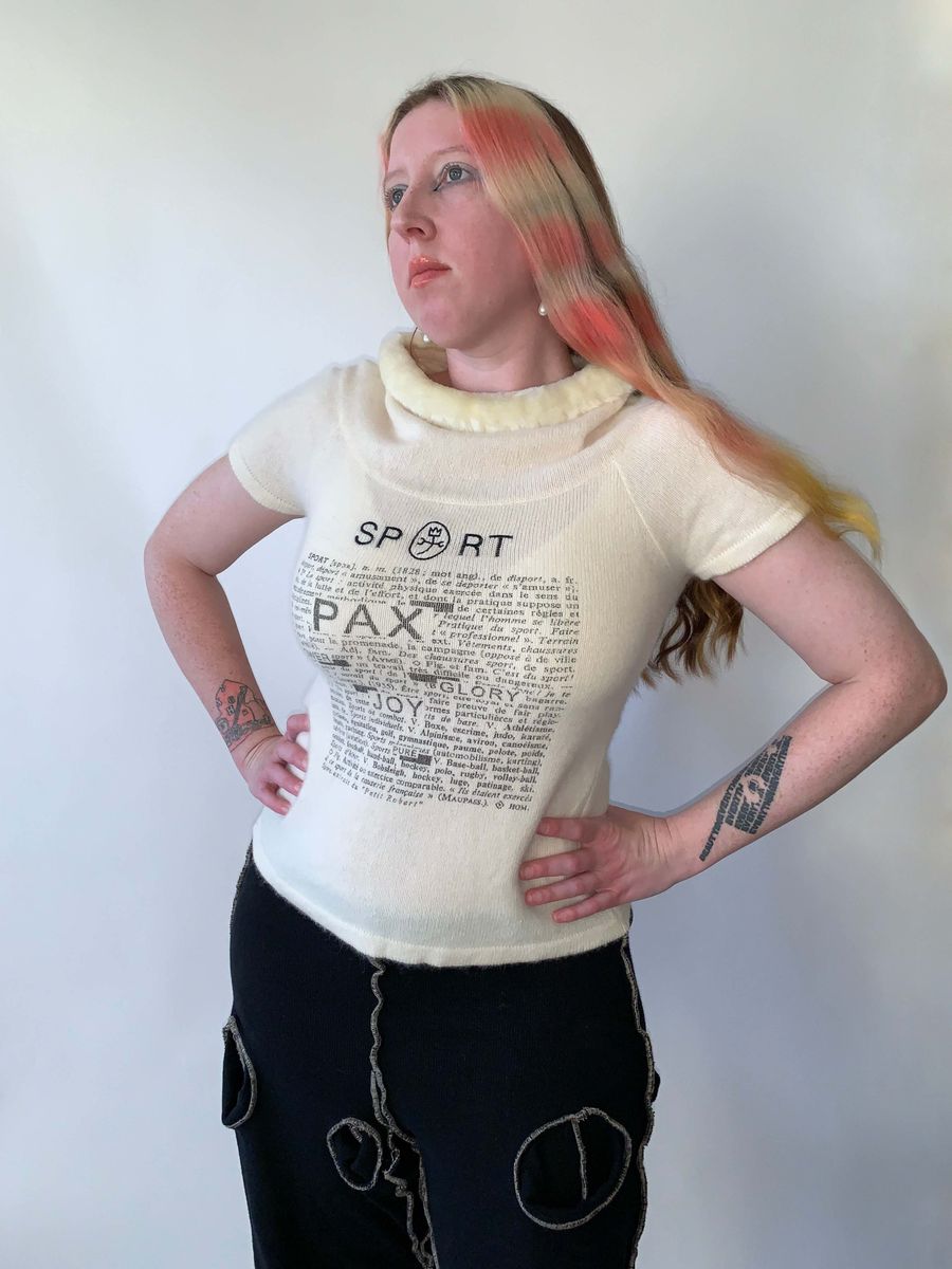 Castelbajac Fur Collar Sweater product image