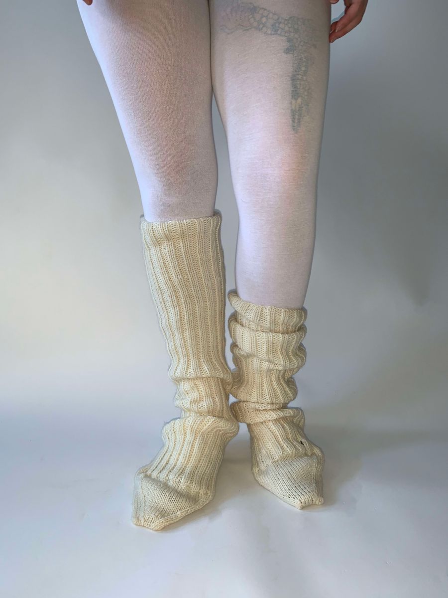 Antique Chunky Knit Socks product image