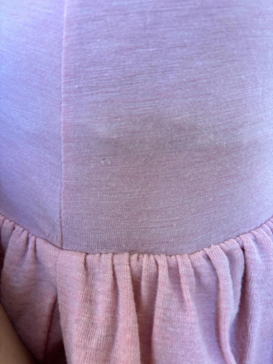 80s Chantal Thomass Blush Off the Shoulder Dress product image
