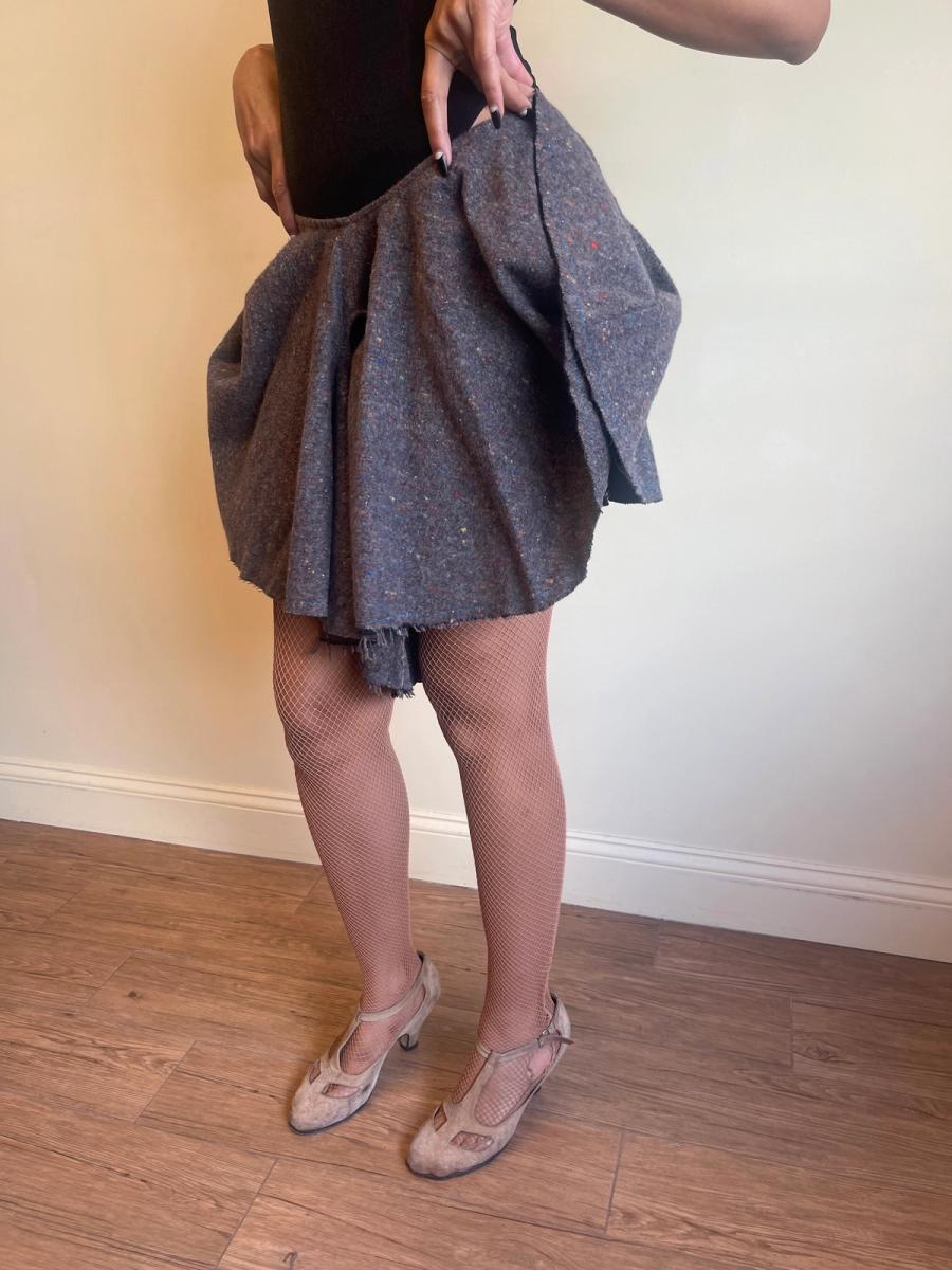Nozomi Ishiguro Confetti Tweed Skort product image