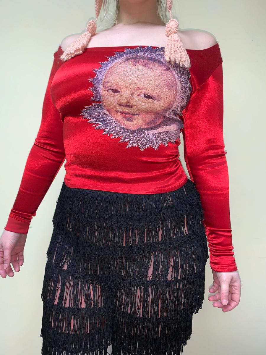 1992 Vivienne Westwood Baby Top from "Always on Camera" Collection product image