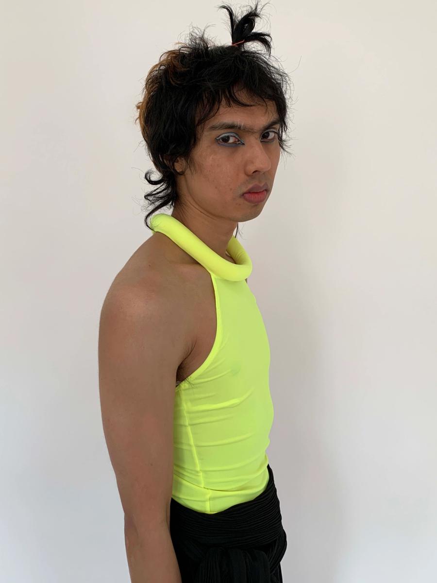 Vintage Cyberdog Sculptural Neon Top product image