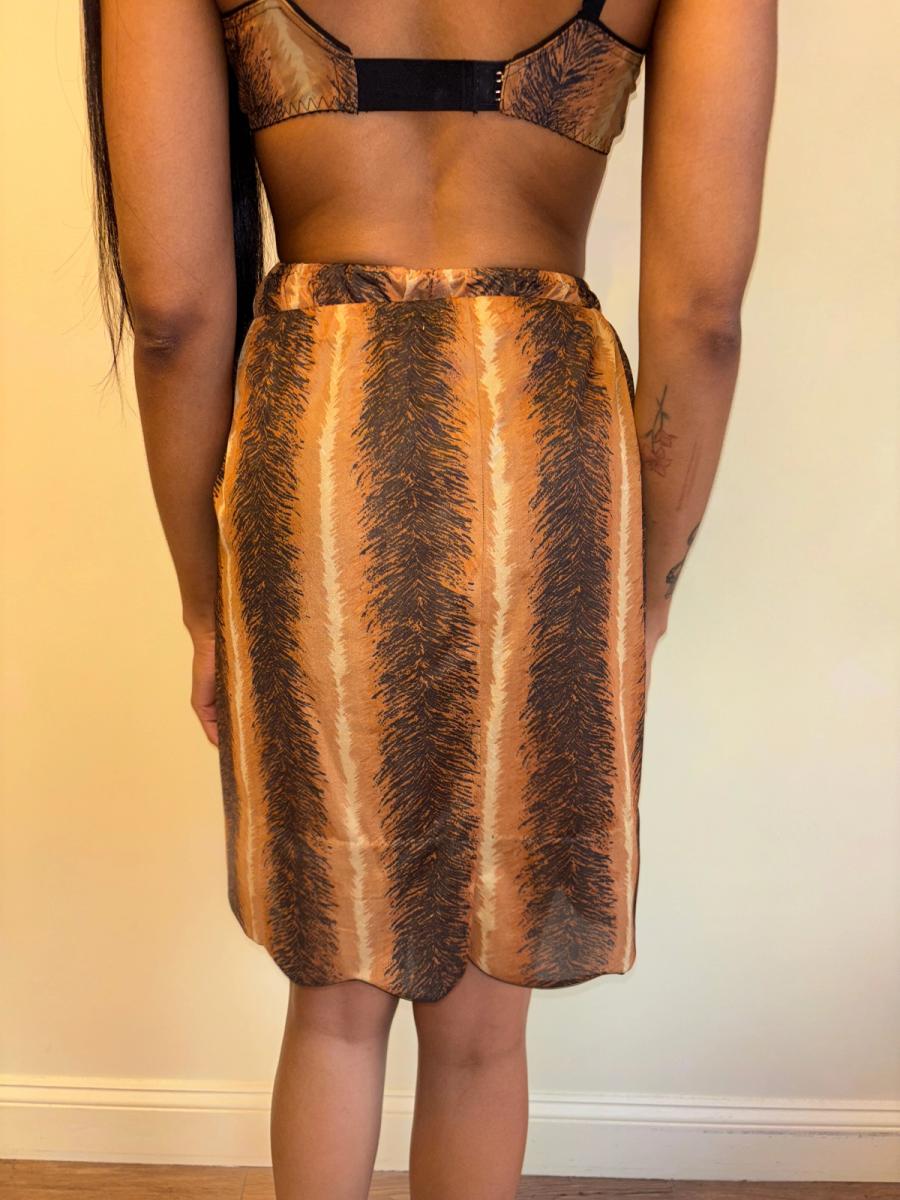 60s or 70s Four Piece Tiger Print Lingerie Set product image