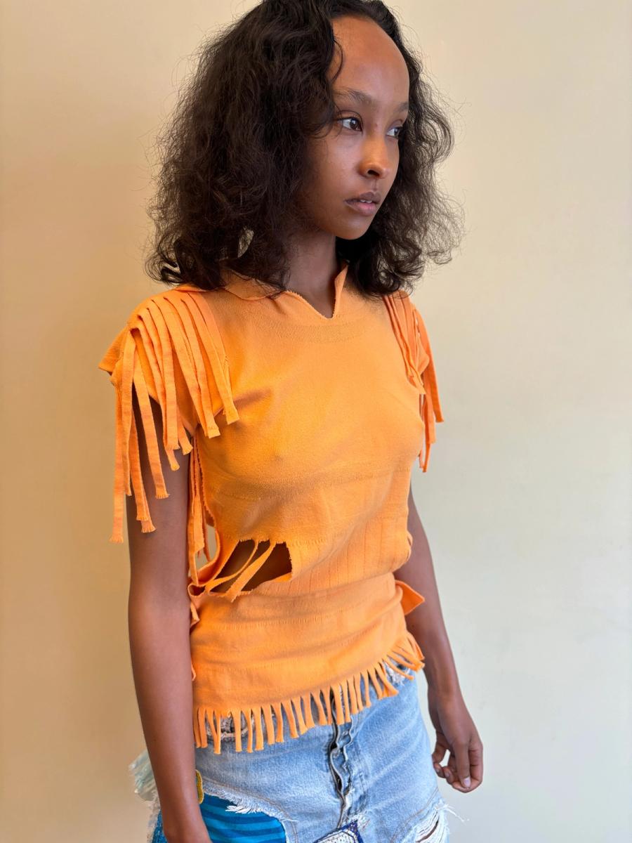 Vintage Issey Miyake APOC Fringe Top product image