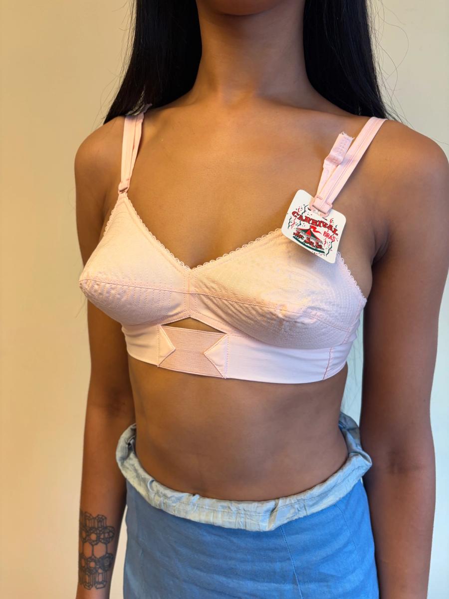 1950s Deadstock Carnival Pink Cone Bra product image