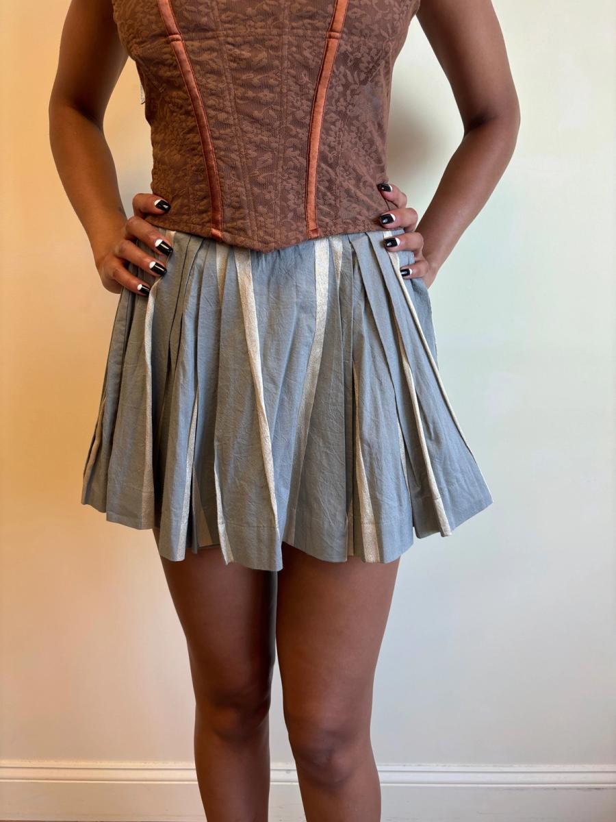 Vivienne Westwood Gold and Gray Skort product image