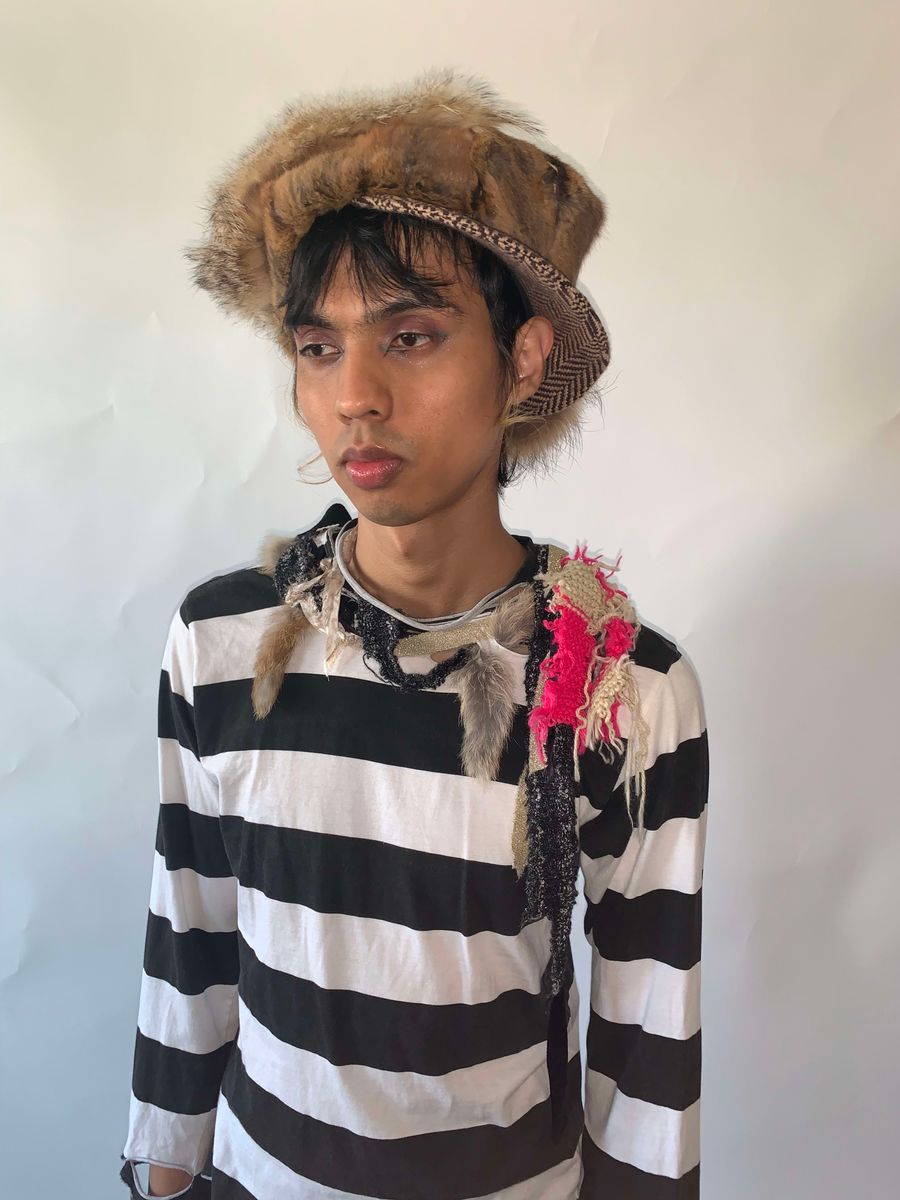 Nozomi Ishiguro Striped Deconstructed Top product image