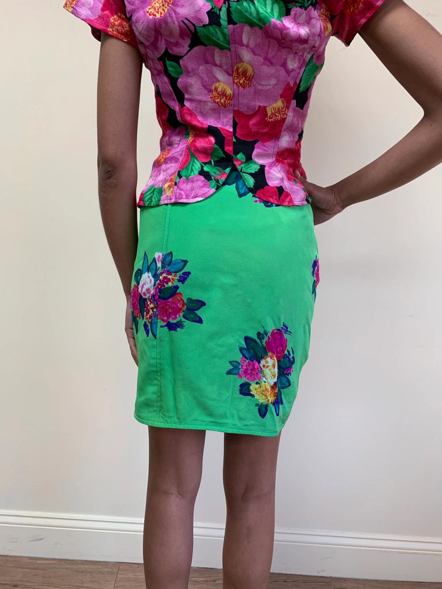 1980s Emaneul Ungaro Floral Set product image