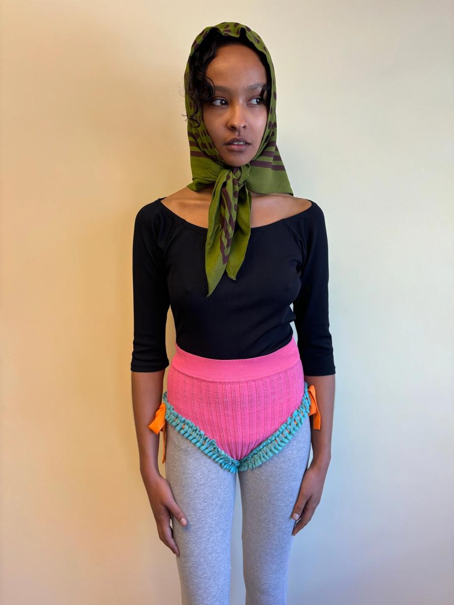 80s Jean-Paul Gauliter Green Shawl Top product image