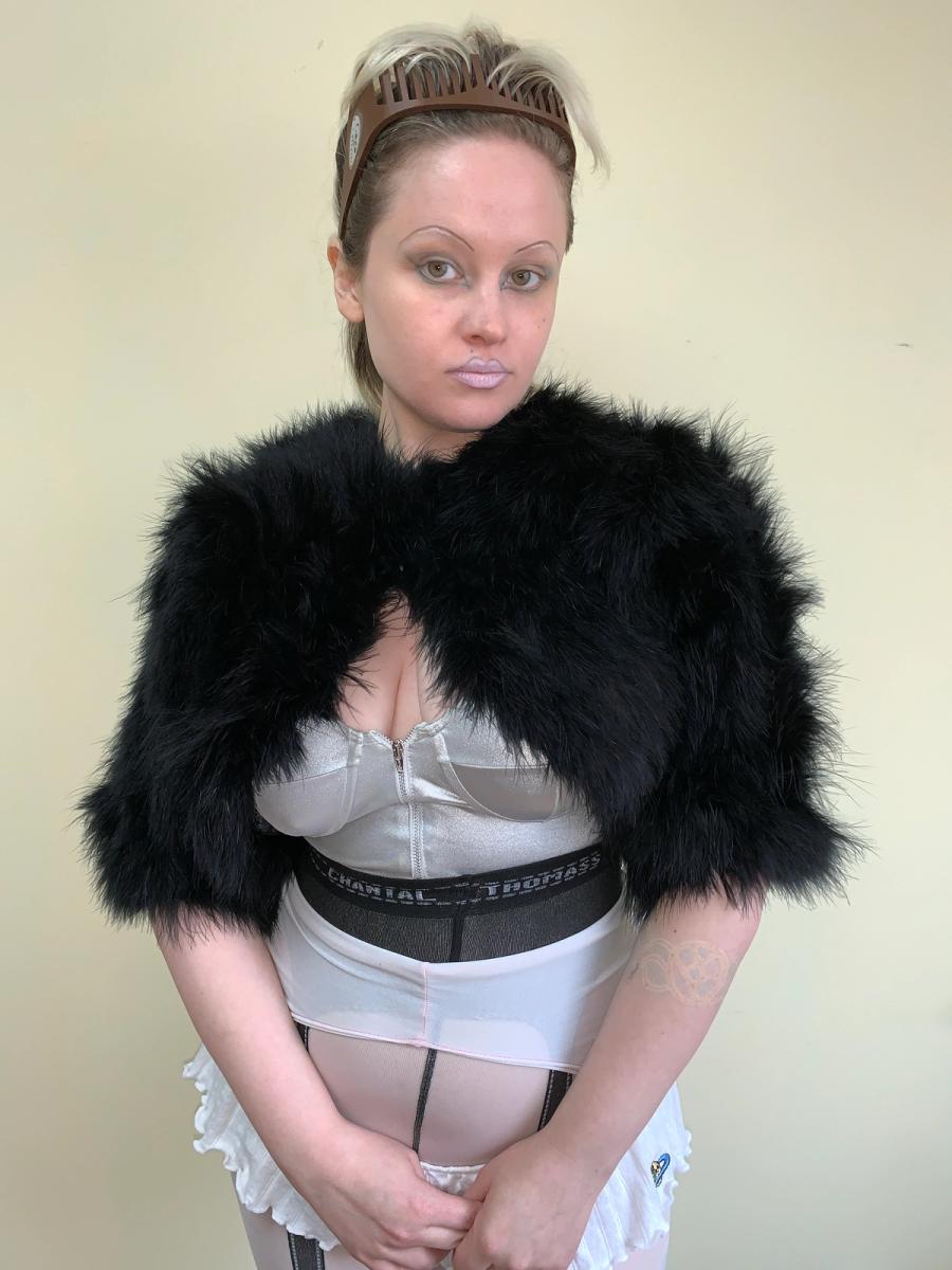 Obscure Desire of Bourgeoisie Marabou Jacket product image