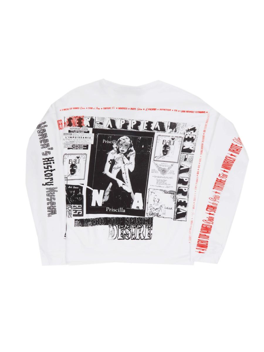 SEX-APPEAL Newsprint Sweatshirt - #4 Hypnotique product image