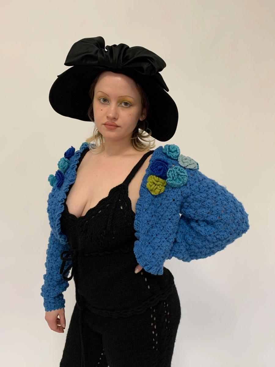 1980s Lolita Lempicka Dimensional Cardigan product image