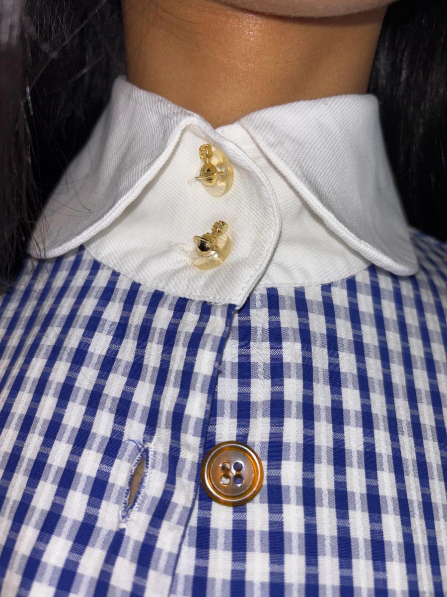 90s Vivienne Westwood Checked Dress with Hi-Collar  product image