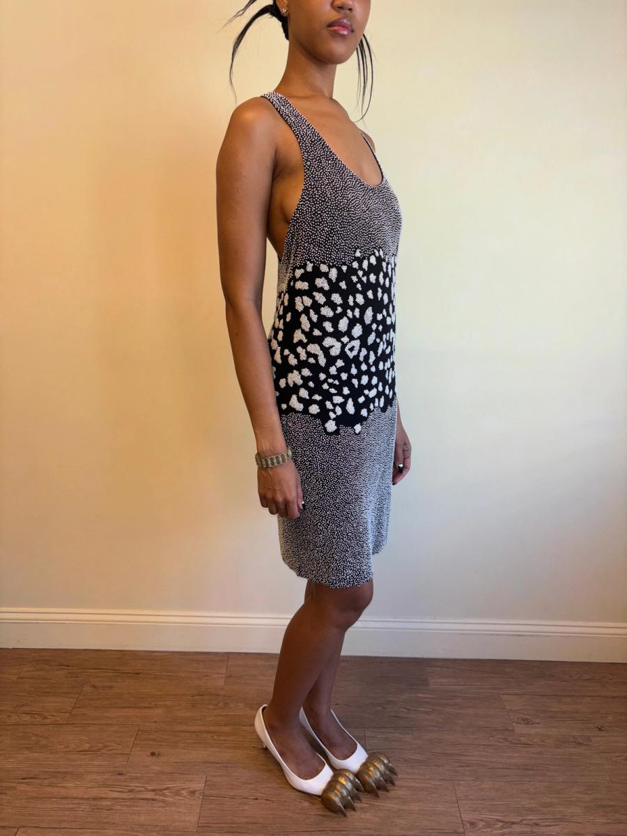Vintage Krizia Beaded Leopard Print Dress product image