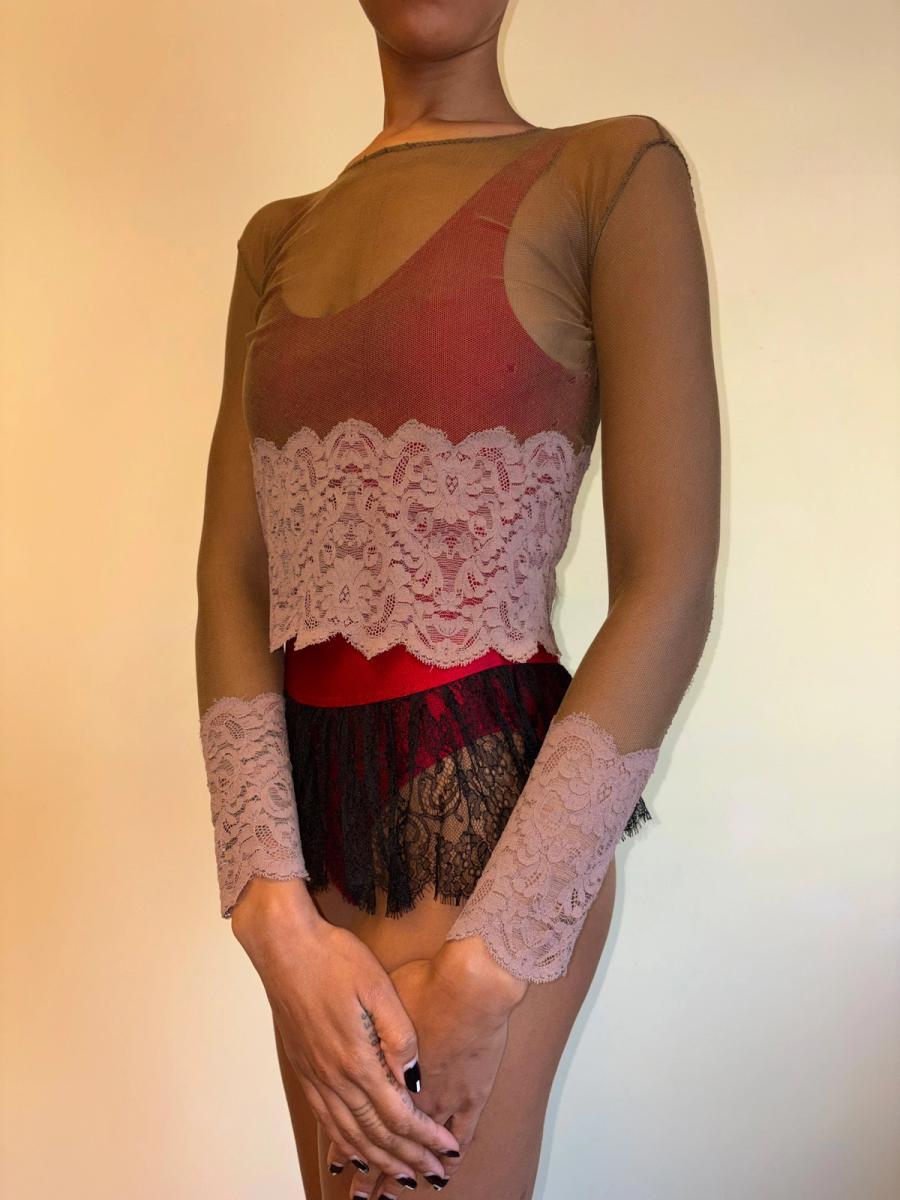 Vintage Jean-Paul Gaultier Mesh and Lace Top product image
