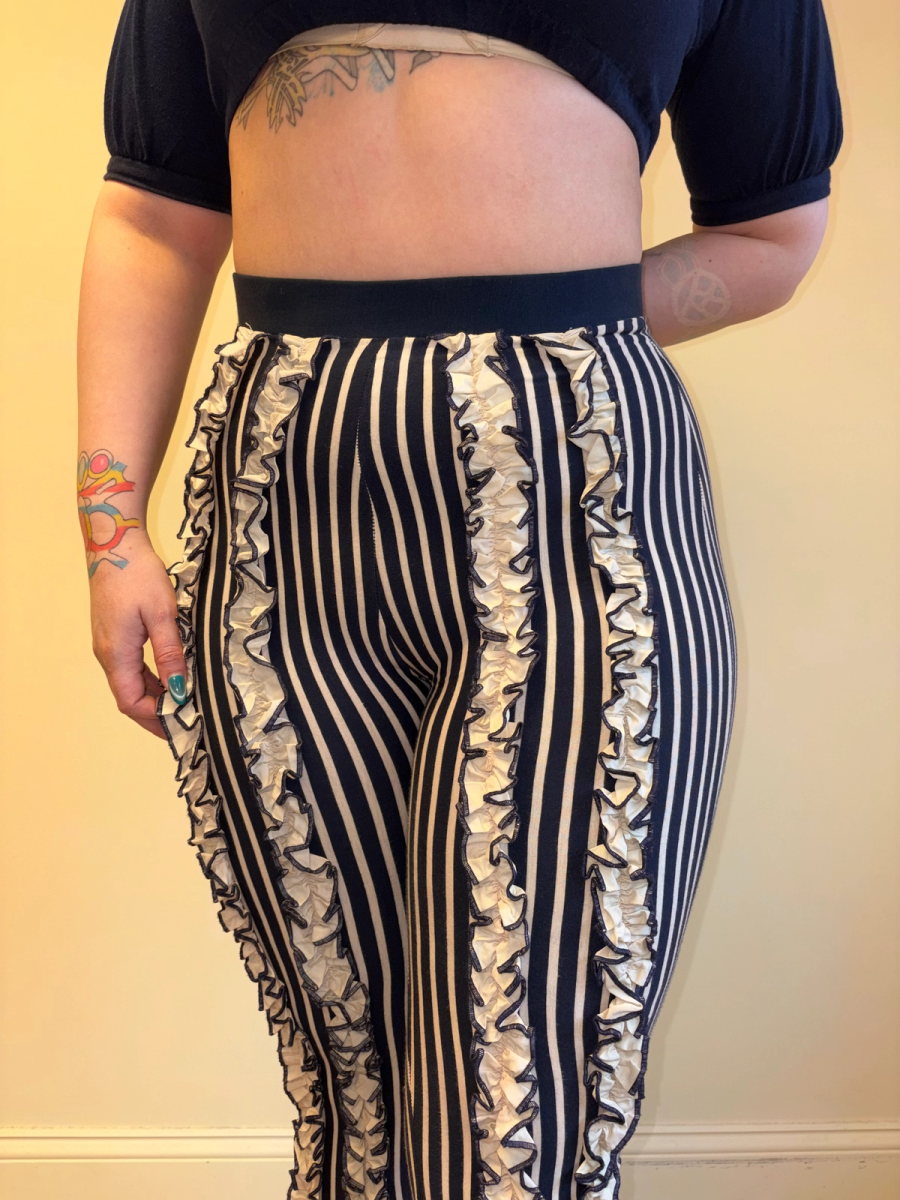 80s Jean-Paul Gaultier Ruffle Leggings product image