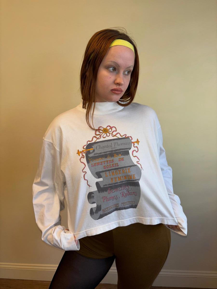 Vintage Chantal Thomass Lingerie Signage T-shirt product image