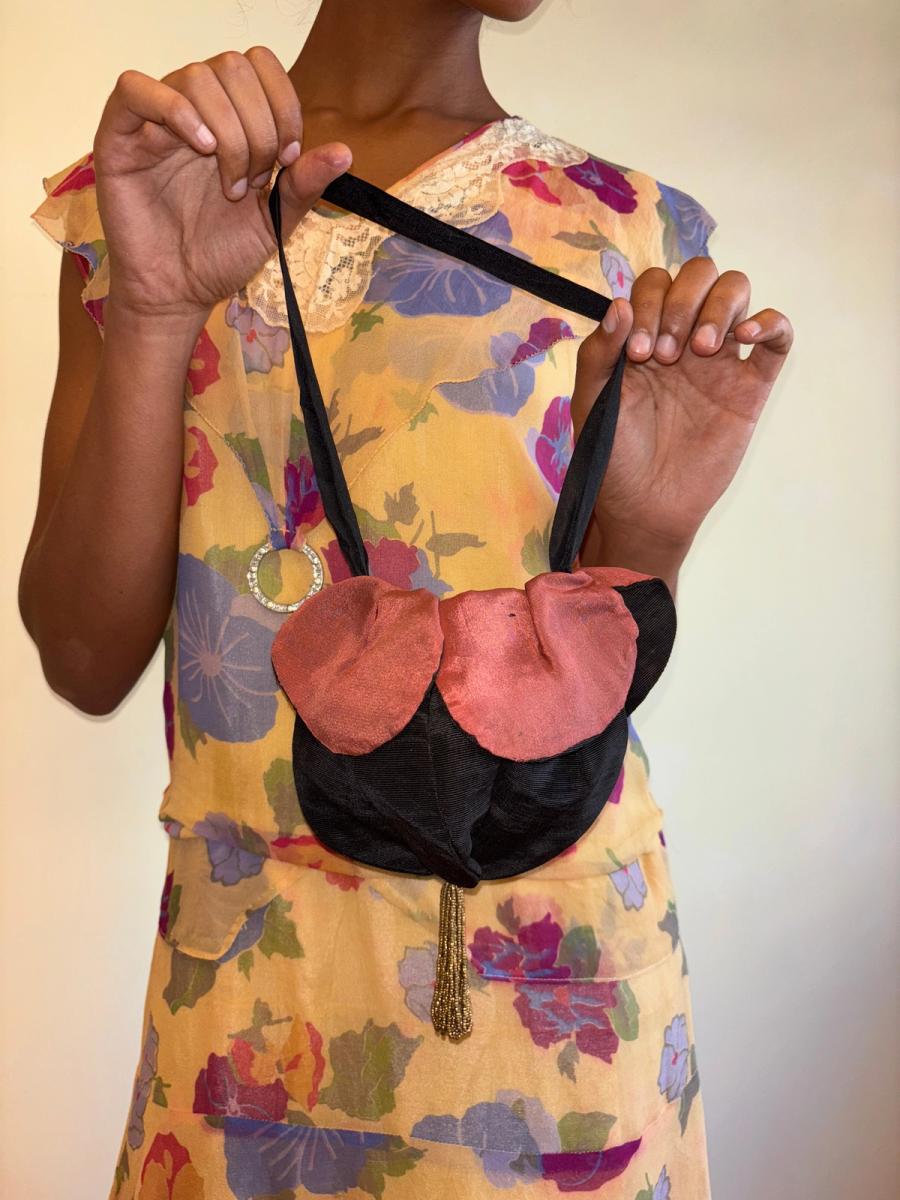 1890s or 1900s Flower Petal Purse product image