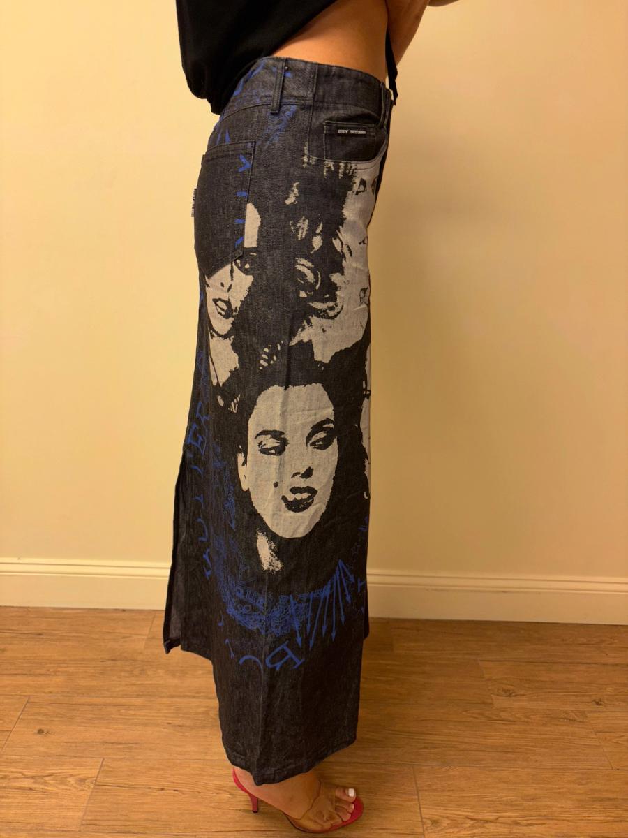 00s Body Butter Portrait Print Skirt product image