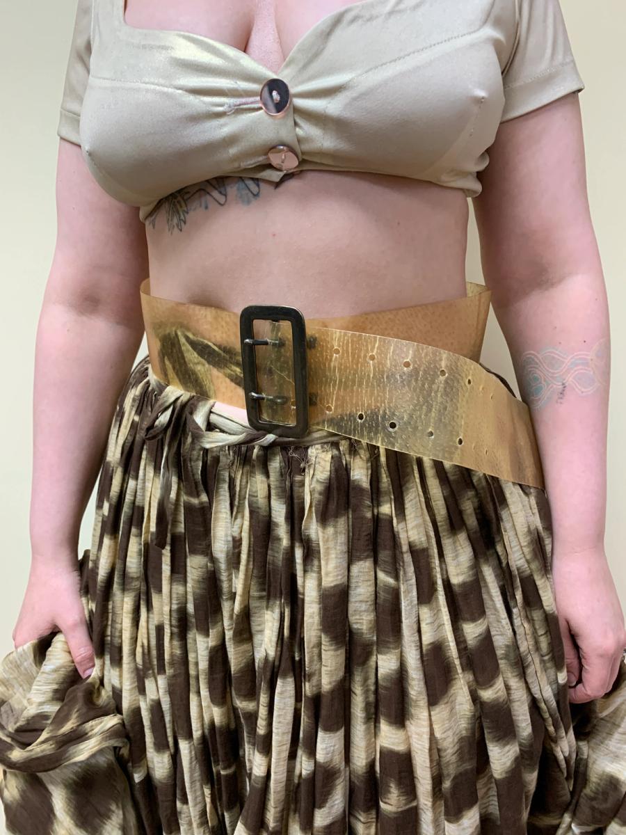 90s Beauty: Beast Clear Leather Belt product image