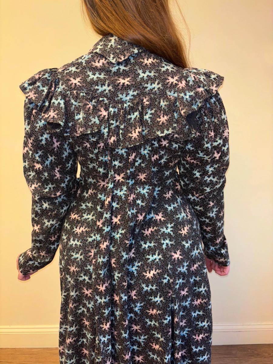 1800s Vermicular Print Vibrant Wrapper product image