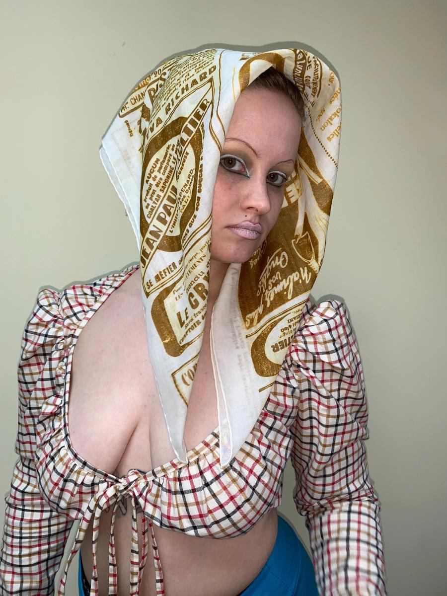 Jean Paul Gaultier Newsprint Handkerchief product image