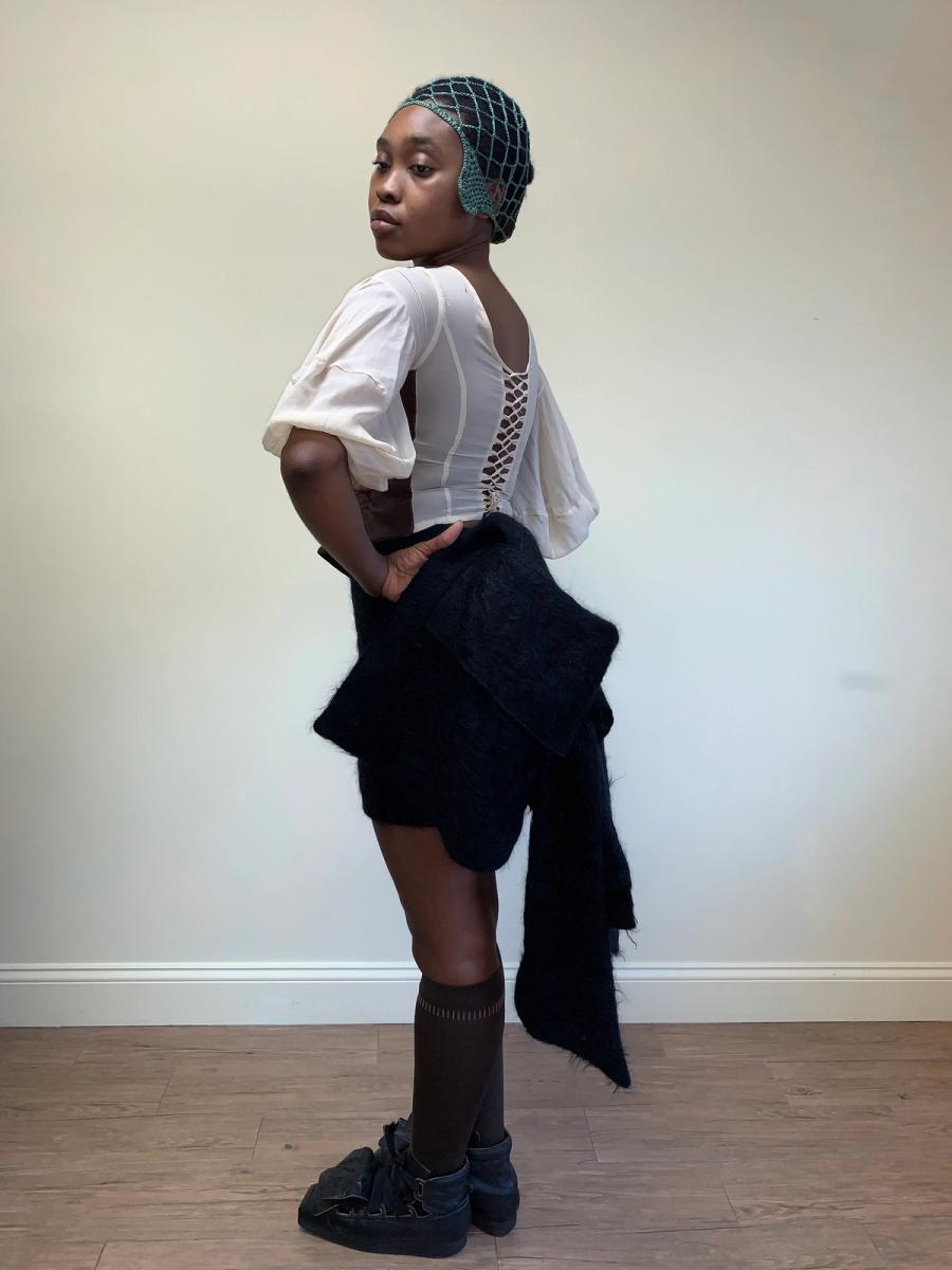 Vivienne Westwood 1992 Runway Mohair Bustle Skirt product image