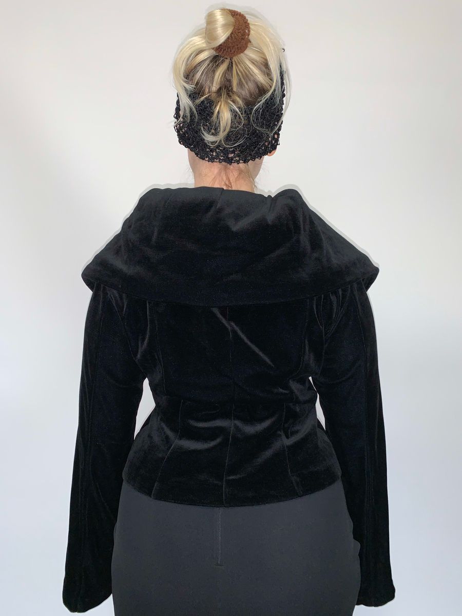 90s Norma Kamali Oversized Collar Jacket product image