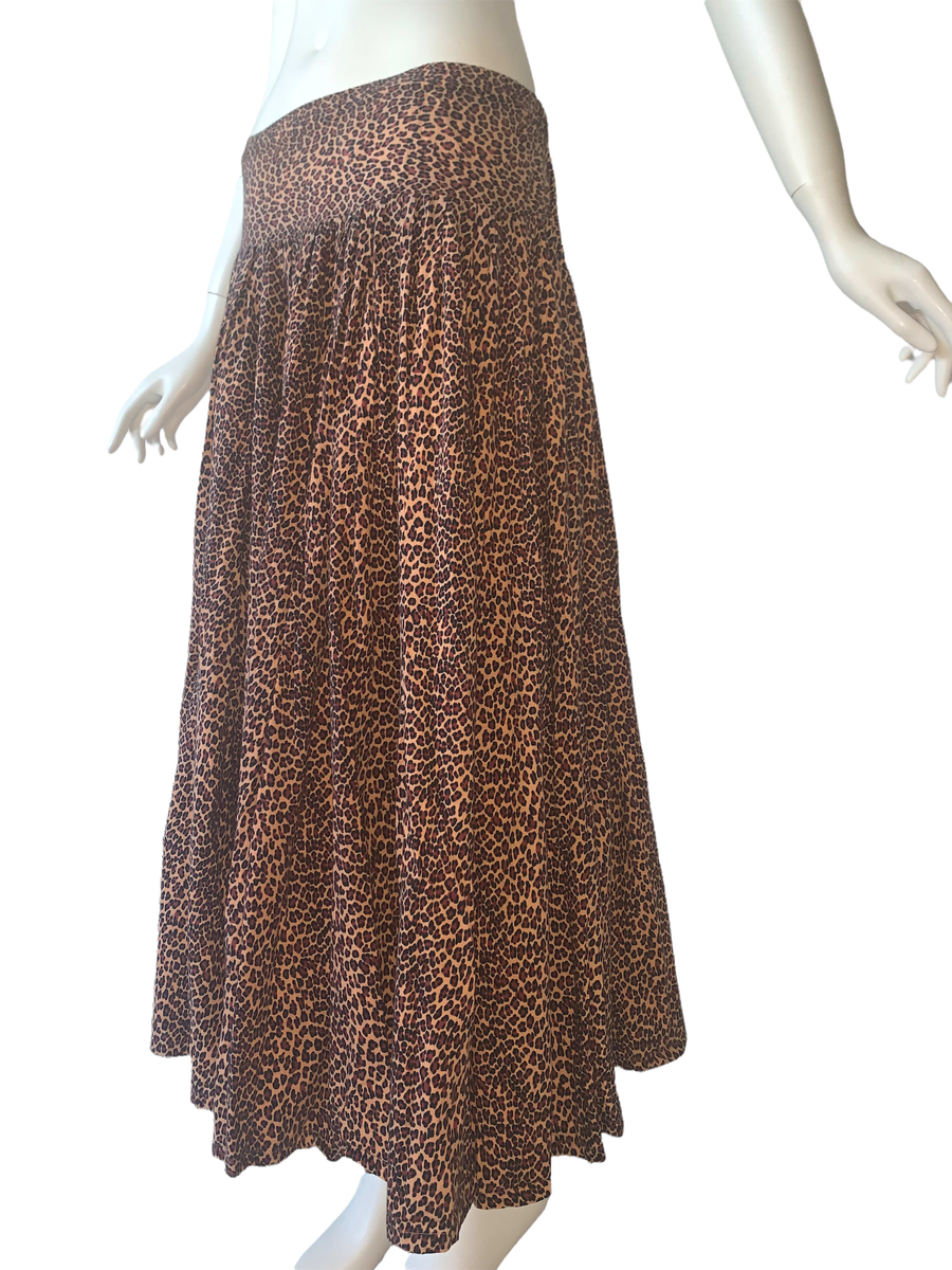 Vintage Norma Kamali Cheetah Skirt product image