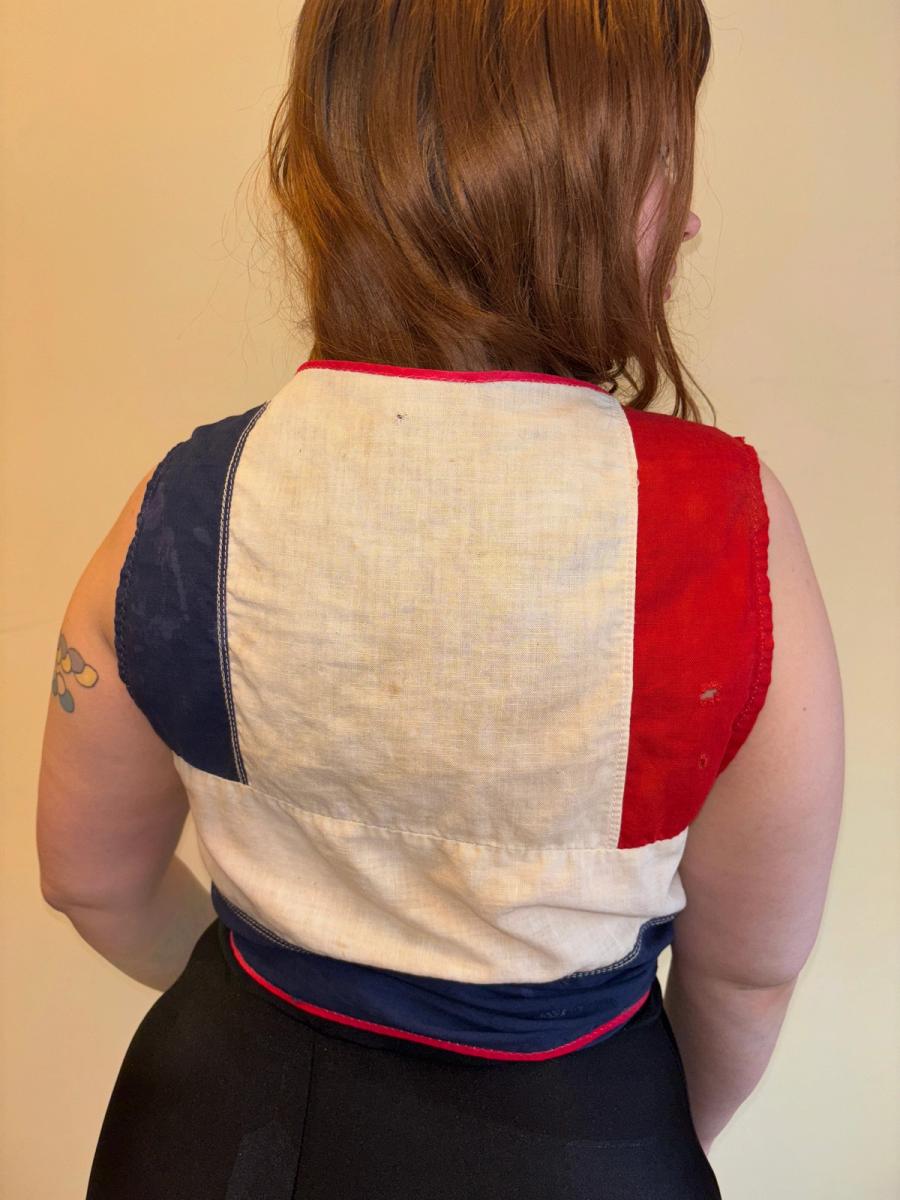 1930s Flag Tie Top product image