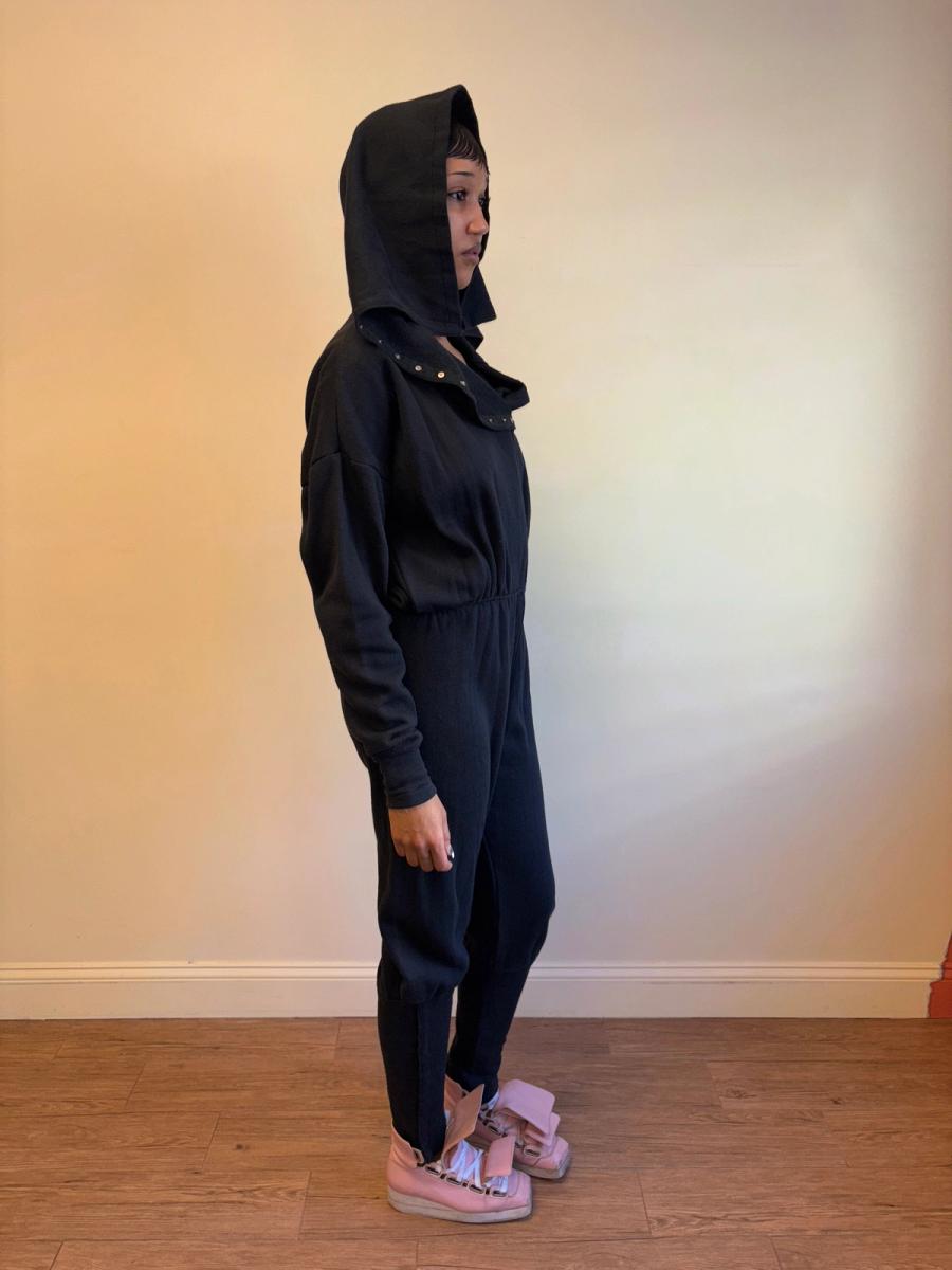 1980s Norma Kamali OMO Snap Sweatshirt Suit  product image