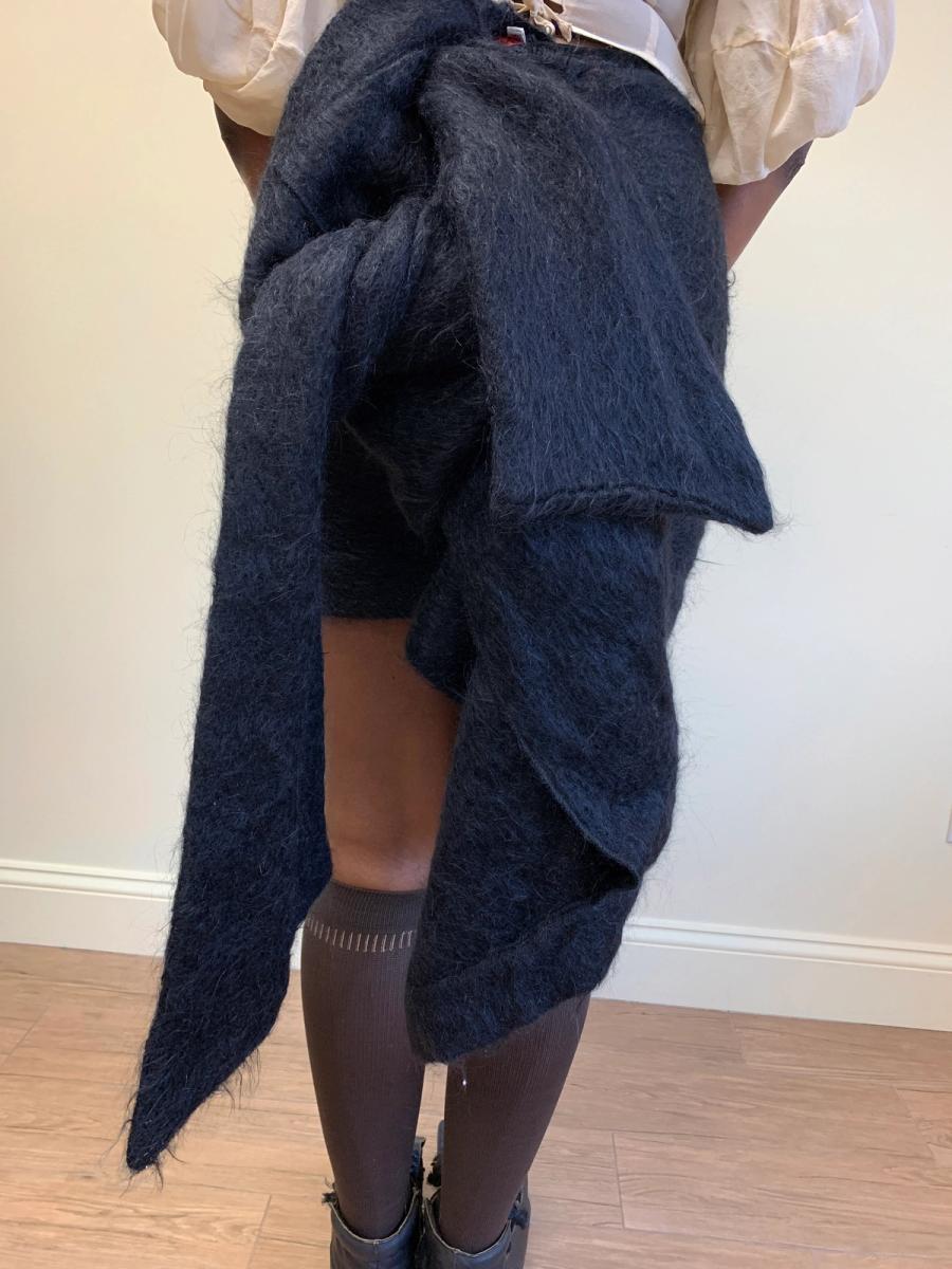 Vivienne Westwood 1992 Runway Mohair Bustle Skirt product image
