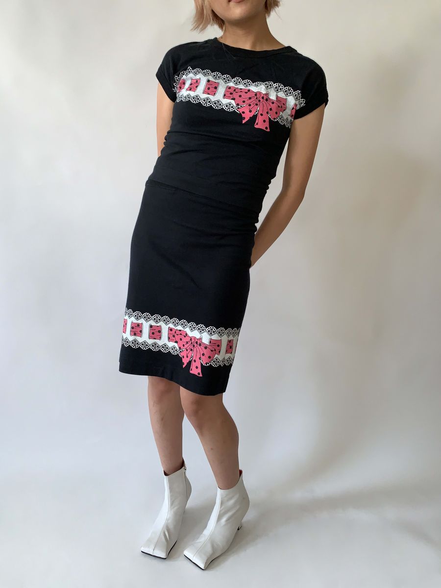 80s Chantal Thomass Trompe L'oeil Ribbon Set product image