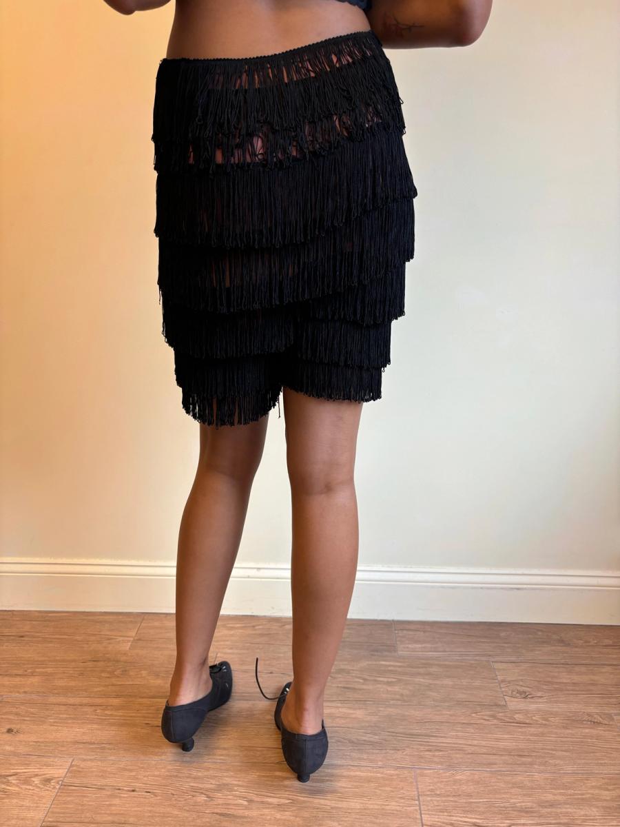 80s Jean-Paul Gaultier Fringe Shorts product image