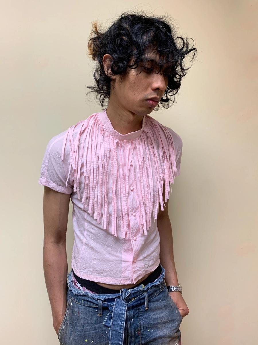 Issey Miyake HaaT Detachable Fringe Shirt product image