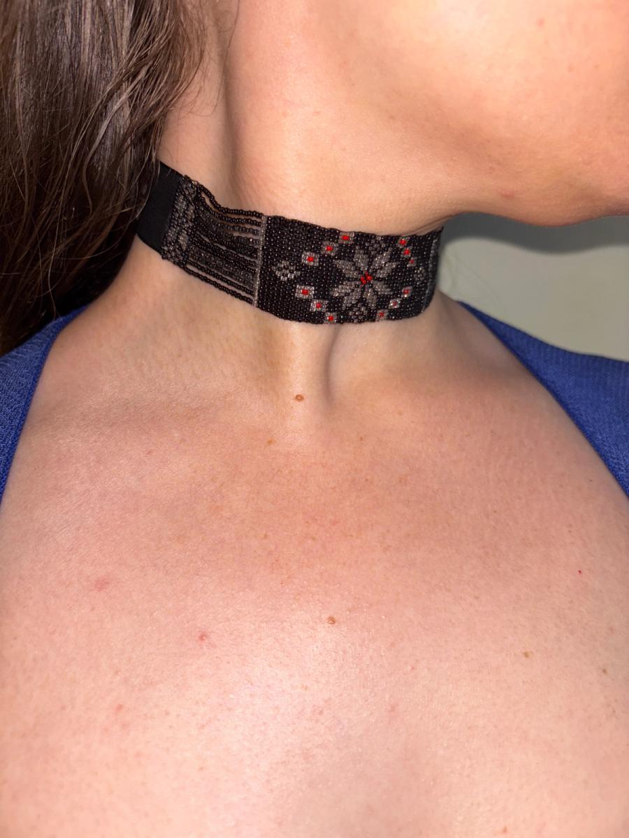 1920s Glass Beaded Choker product image